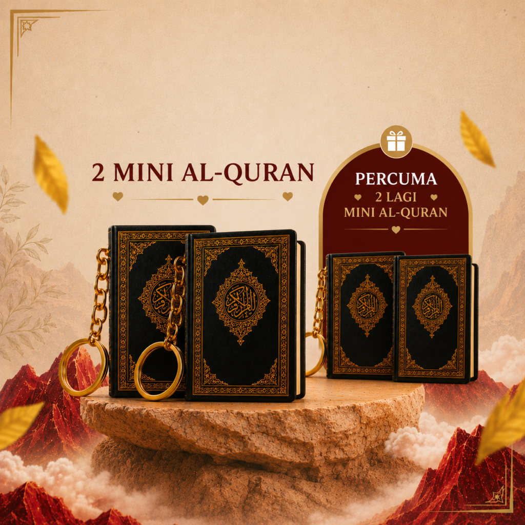 2 MINI AL-QURAN + PERCUMA 2 MQ