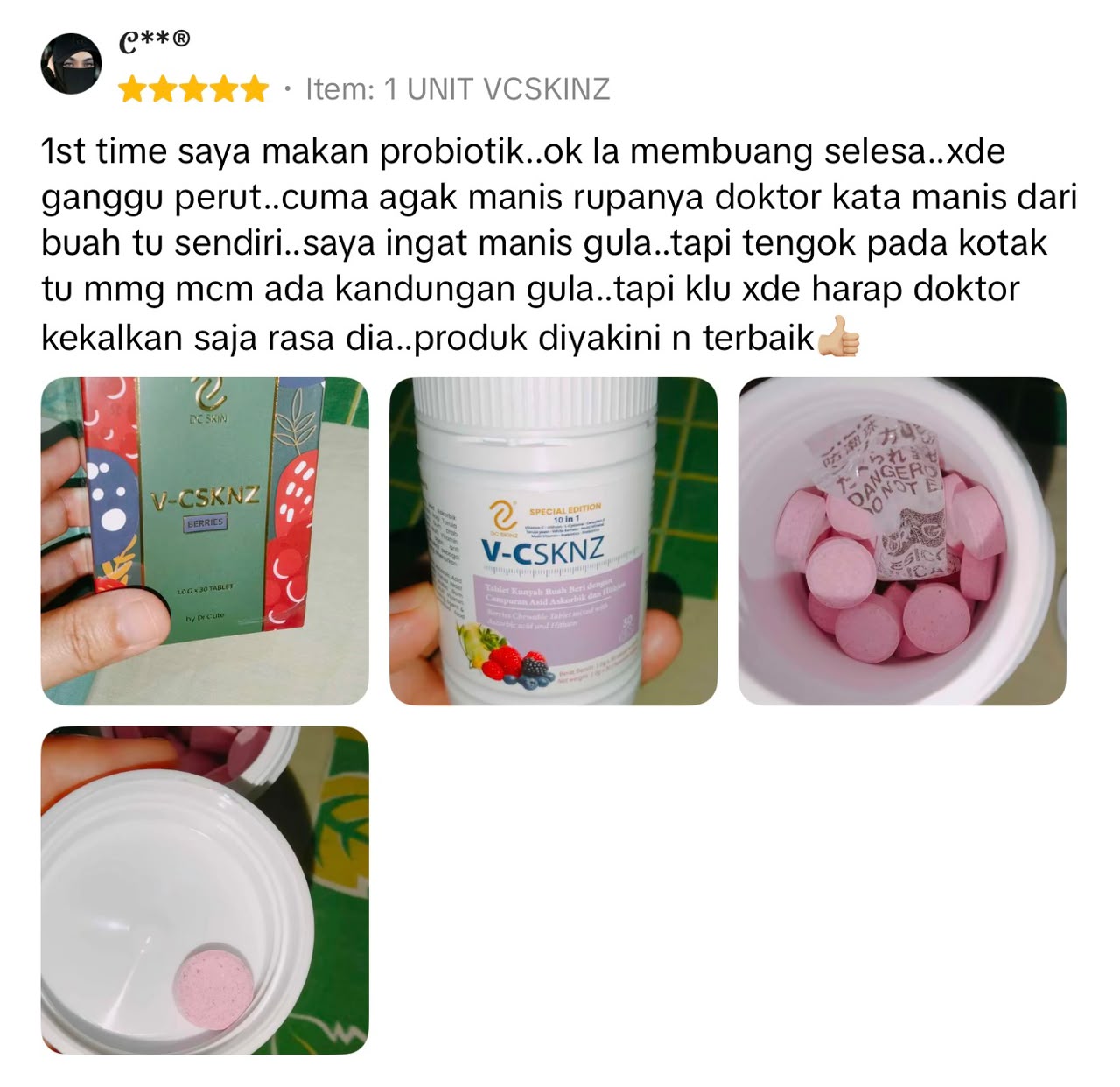 Customer feedback 3